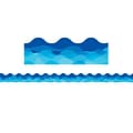 Creative Teaching PressWavy EZ Borders/Trim, 2.25 x 48, Waves Of Blue, 3/Pack (CTP10573-3)