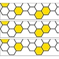 Creative Teaching Press EZ Borders/Trim, 3 x 48, Busy Bees Honeycomb, 3/Pack (CTP10676-3)