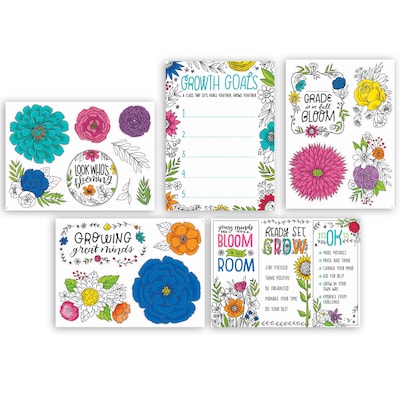 Creative Teaching Press Bright Blooms Blooming Minds Bulletin Board Set, 20/Set (CTP10690)