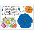 Creative Teaching Press Bright Blooms Blooming Minds Bulletin Board Set, 20/Set (CTP10690)