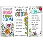 Creative Teaching Press Bright Blooms Blooming Minds Bulletin Board Set, 20/Set (CTP10690)