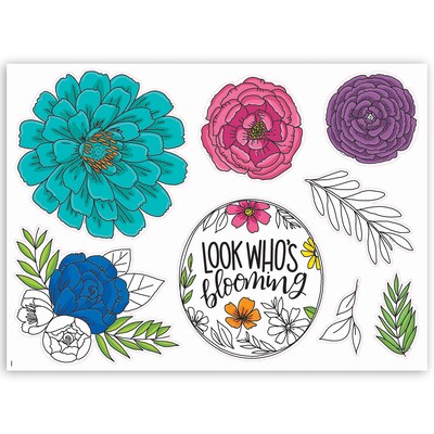 Creative Teaching Press Bright Blooms Blooming Minds Bulletin Board Set, 20/Set (CTP10690)