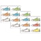Edupress Pete the Cat 3-3/8 x 7 Groovy Shoes Accents , 36/Pack, 3 Pack/Bundle (EP-63233-3)