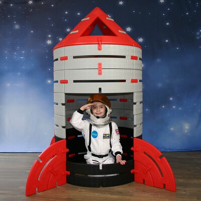 Polydron Constructa Rocket, Assorted Colors, 85 Pieces/Set (EA-604)