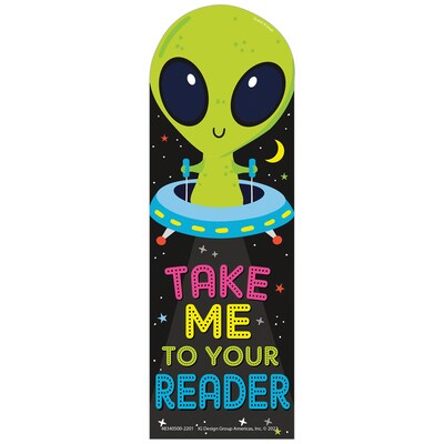 Eureka Take Me To Your Reader Green Apple Scented Bookmarks, Multicolor, 24/Pack, 3 Packs/Bundle (EU-834050-3)