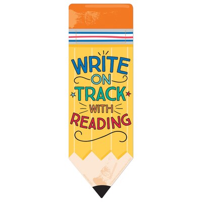 Eureka Pencil Write on Track with Reading Bookmarks, Multicolor, 36/Pack, 6 Packs/Bundle (EU-843236-6)