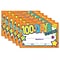 Eureka Color My World 100 Days Recognition Awards, 8.5 x 5.5, Multicolor, 36/Pack, 6 Pack/Bundle (