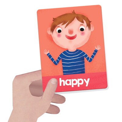 Headu Emotions and Actions Montessori Flashcards  (HDUEN24650)