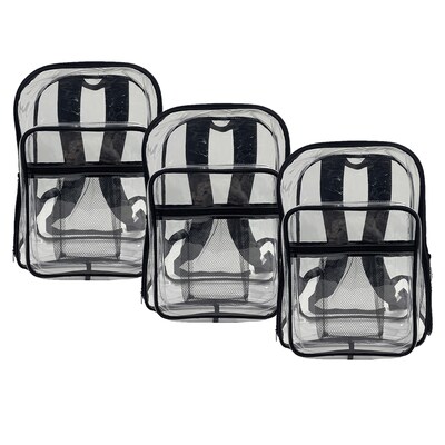 Kittrich Promarx® Standard Backback, Clear, Pack of 3 (KITSB038199S06-3)