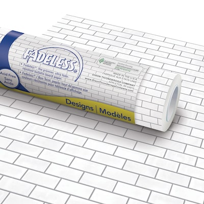 Fadeless® Design Roll, 48 x 12, Subway Tile, 4 Rolls (PAC57508)