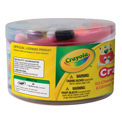 Crayola® Craft Pack, 131 Pieces Per Pack, 3 Packs (PACAC5117CRA-3)