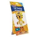 Creativity Street® Felt Sewing Animal Kit, Tiger, 4.25 x 10.75 x 0.75, 6 Kits (PACAC5705-6)