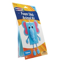 Creativity Street® Foam Stick Animal Kit, Elephant, 7.75 x 11 x 1.25, 6 Kits (PACAC5707-6)