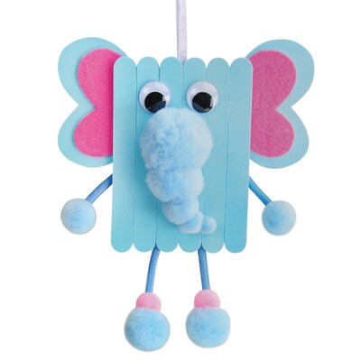 Creativity Street® Foam Stick Animal Kit, Elephant, 7.75" x 11" x 1.25", 6 Kits (PACAC5707-6)