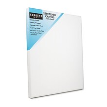 Sargent Art Stretched Canvas, 100% Cotton, Double Primed, 11 x 14, 5/Pack (SAR902025-5)