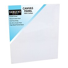 Sargent Art Canvas Panel, 100% Cotton, 16 x 20, 3/Pack (SAR903008-3)