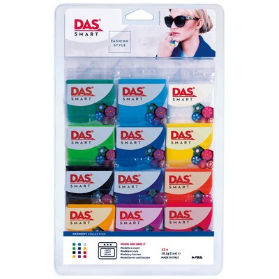 DAS Smart Clay Set, Harmonic Set, 1 oz., 12/Pack (PACF321800)