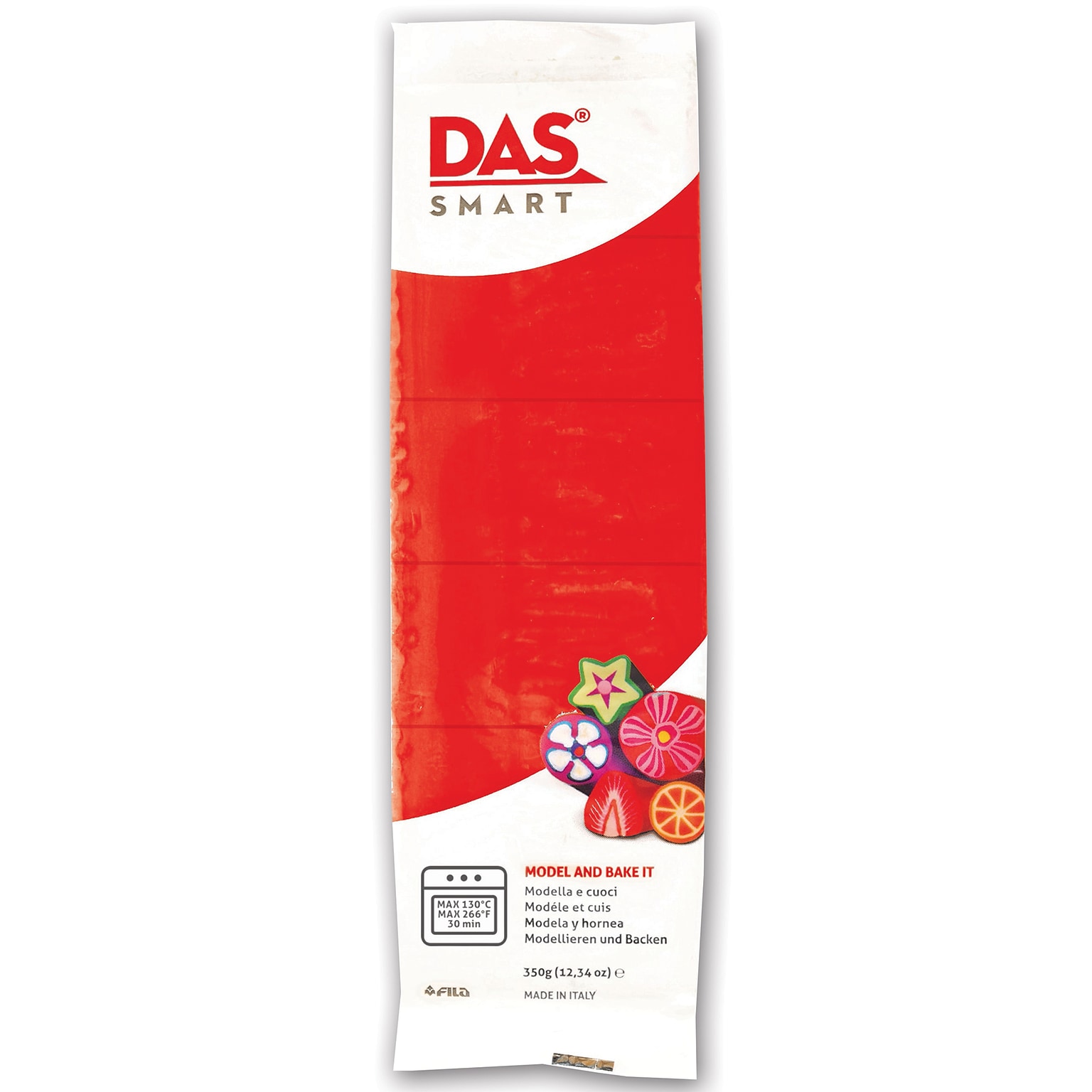 DAS Smart Clay, Scarlet Red, 350 g (PACF322015)