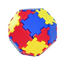Polydron Junior Polydron, Assorted Colors, 124 Pieces (PY-606000)