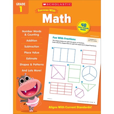 Scholastic Teacher Resources Scholastic First Grade Success Workbooks, 4/Set