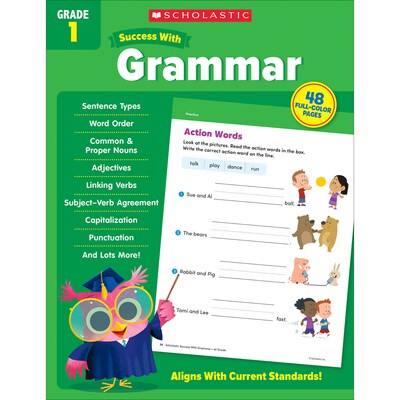 Scholastic Teacher Resources Scholastic First Grade Success Workbooks, 4/Set
