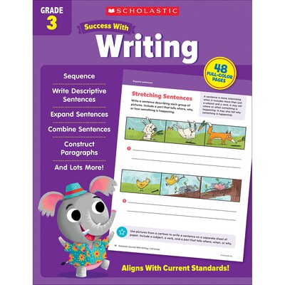 Scholastic Teacher Resources Scholastic Third Grade Success Workbooks, 4/Set