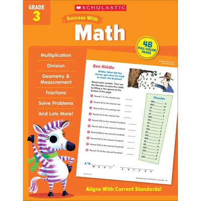Scholastic Teacher Resources Scholastic Third Grade Success Workbooks, 4/Set