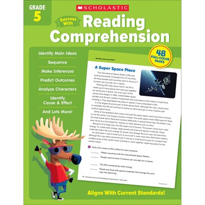 Scholastic Teacher Resources Scholastic Fifth Grade Success Workbooks, 4/Set