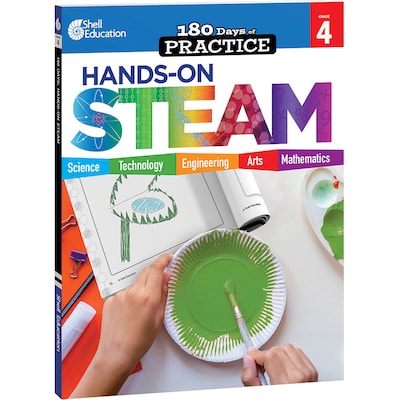 Shell 180 Days: Hands-On STEAM, Grade 4 Workbook