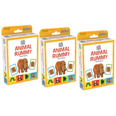 Briarpatch The World of Eric Carle™ Animal Rummy Card Game, Pack of 3 (UG-01251-3)