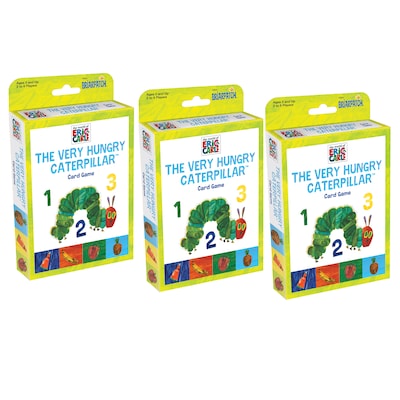 Briarpatch The World of Eric Carle™ The Very Hungry Caterpillar™ Card Game, Pack of 3 (UG-01254-3)
