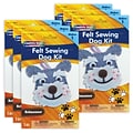Creativity Street® Felt Sewing Dog Kit, Schnauzer, 4.25 x 6.5 x 1, 6 Kits (PACAC5700-6)