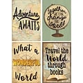 Teacher Created Resources 13-3/8 x 19 Travel the Map Posters, 4/Set (TCR2088529)