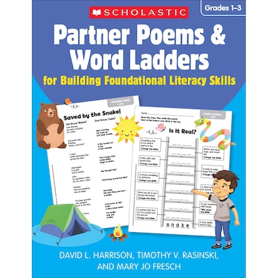 Scholastic Partner Poems & Word Ladders for Building Foundational Literacy Skills: Grades 1–3 Activi