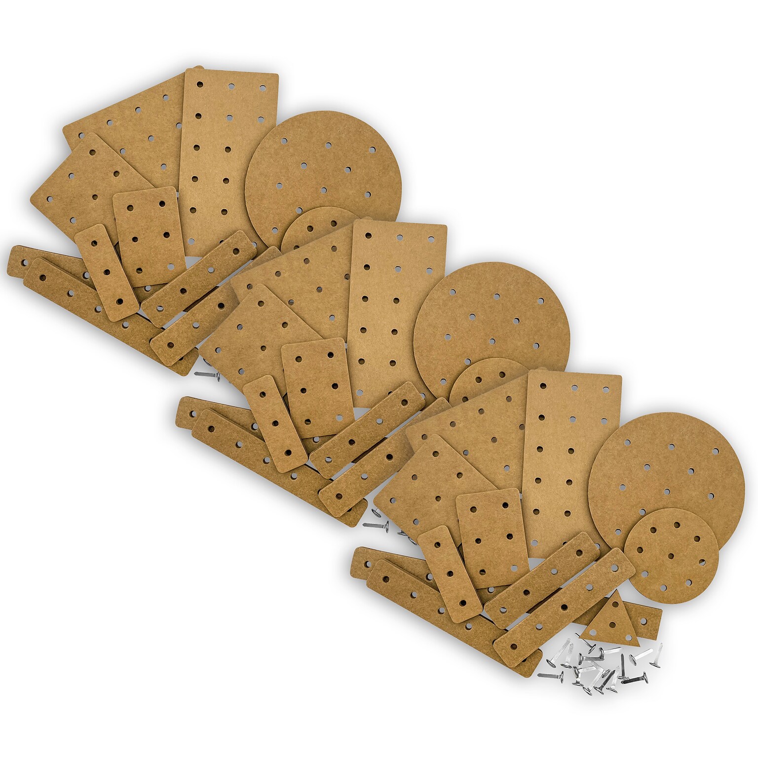 Teacher Created Resources® STEM Basics: Cardboard Construction, Brown, 100 Per Pack, 3 Packs (TCR20949-3)