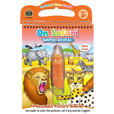 Teacher Created Resources On Safari Water Reveal Book, 6/Bundle