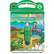 Teacher Created Resources Awesome Animals Water Reveal Book, 6/Bundle