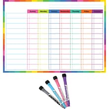 Teacher Created Resources Dry-Erase Magnetic Task Chart, 17 x 12 (TCR71001)