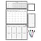 Teacher Created Resources® Black & White Dry-Erase Magnetic Calendar Set (TCR77407)