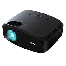 Naxa Wireless Bluetooth Portable 1080p Home Theater LCD Projector with Carrying Case, Black (NVP-300
