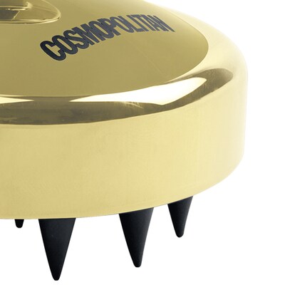 Cosmopolitan Ergonomic Wet/Dry Scalp Massager, Gold (VRD928982375)