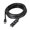 SIIG USB 3.0 USB Type-A Male USB Type-A Female Active Repeater Cable, Black (JU-CB0711-S1)