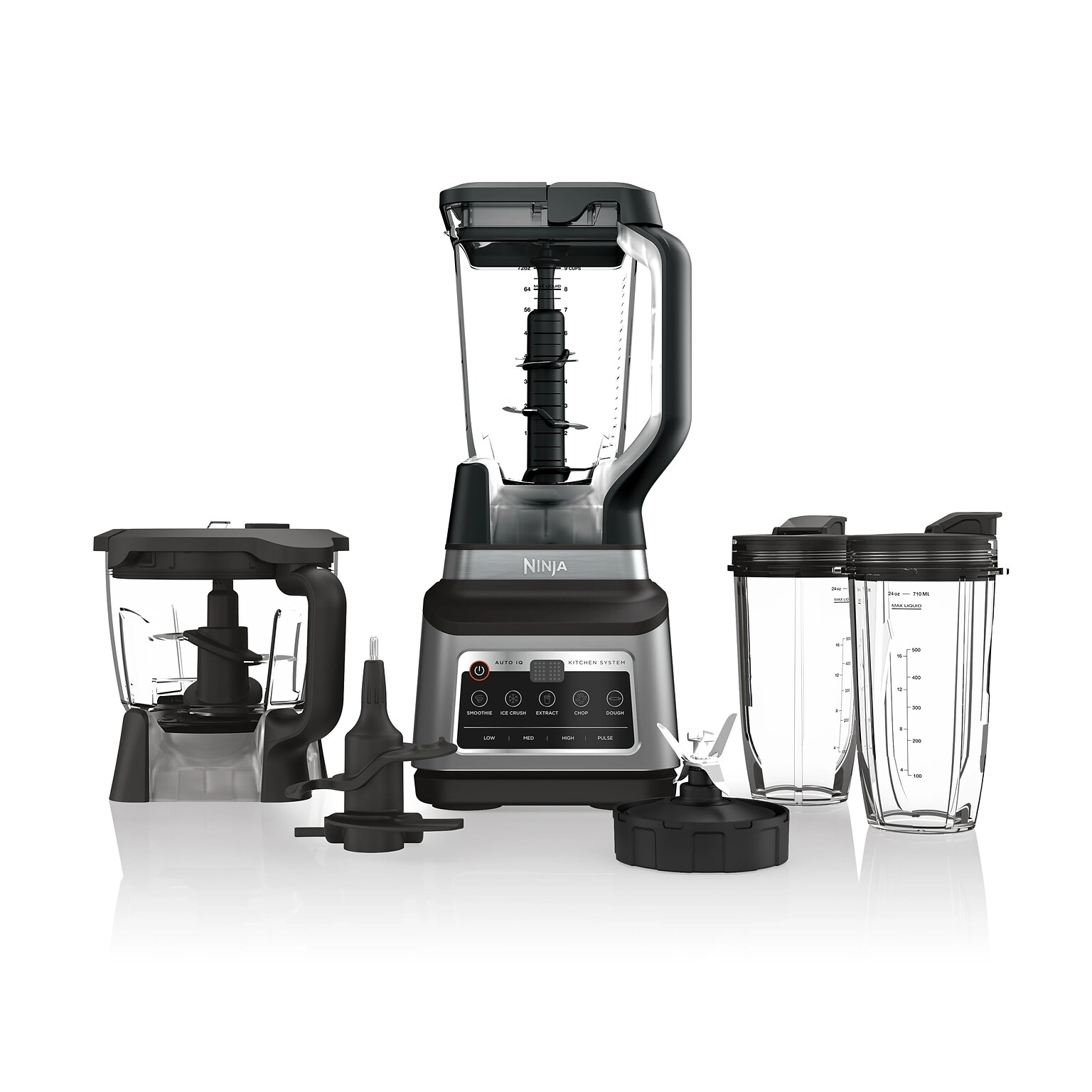 Ninja Professional Plus 72 fl. oz. Food Processor with Auto-iQ, Black Stainless Steel (BN801)