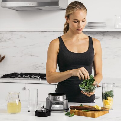 Ninja Foodi Smoothie 72 fl. oz. Bowl Maker and Nutrient Extractor, Black/Silver (SS101)