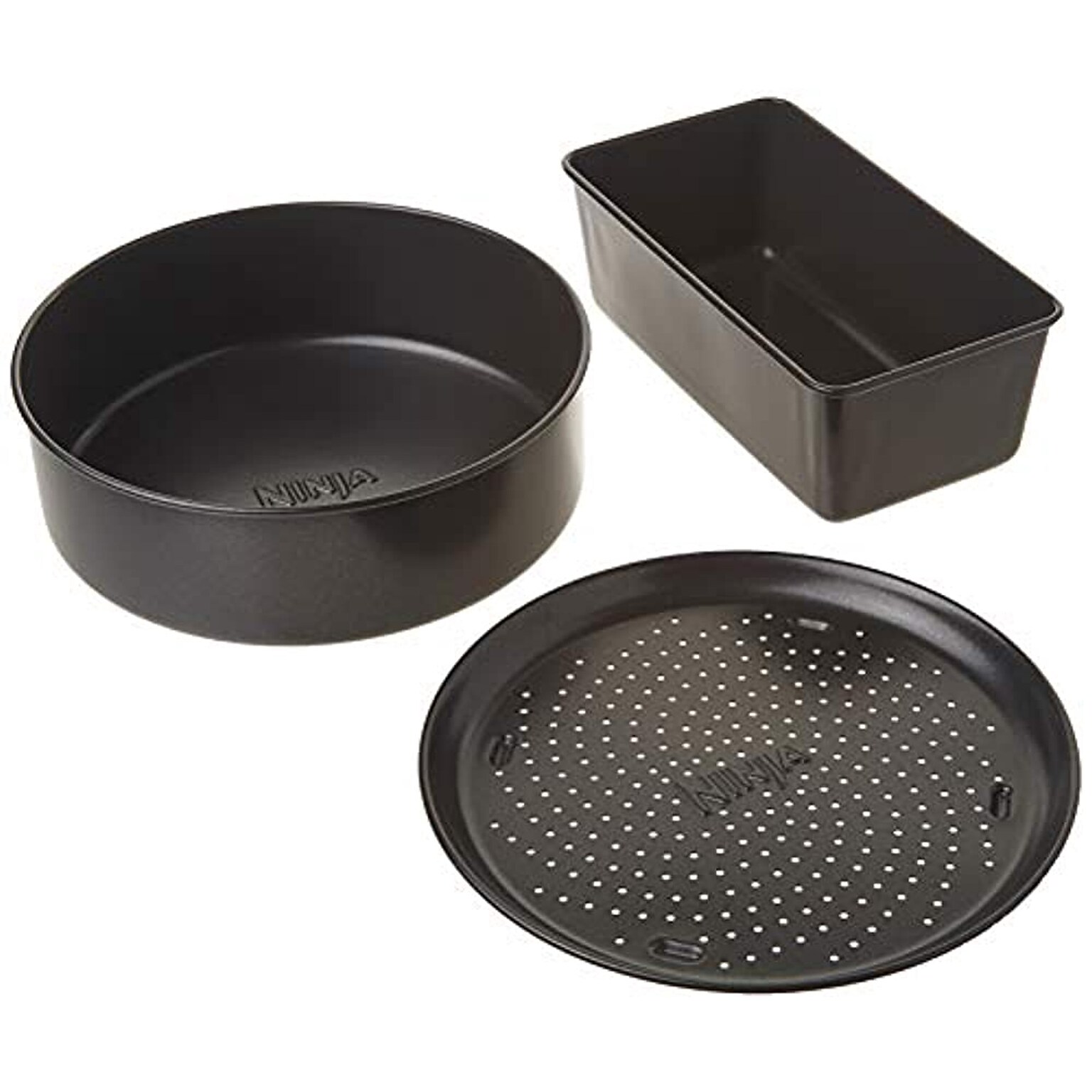 Ninja Foodi Deluxe Bake Kit Nonstick Aluminum 3Piece Bakeware Set