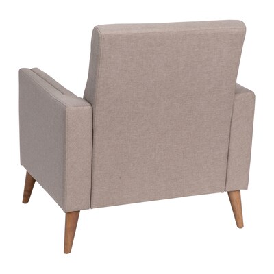 Flash Furniture Conrad Faux Linen Armchair, Taupe (IS22271CTAUPE)