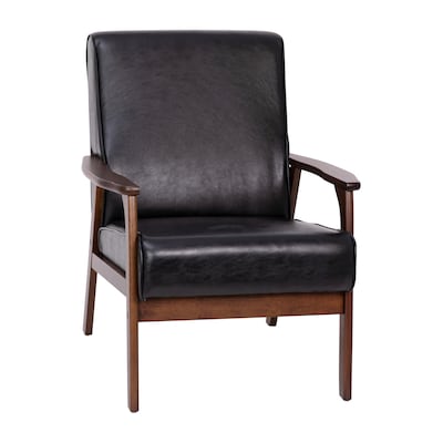 Flash Furniture Langston LeatherSoft Arm Chair, Black (ISIT673317BK)