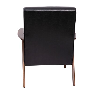 Flash Furniture Langston LeatherSoft Arm Chair, Black (ISIT673317BK)