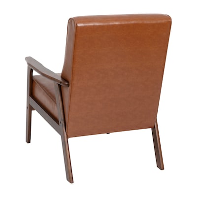 Flash Furniture Langston LeatherSoft Arm Chair, Cognac (ISIT673317BR)
