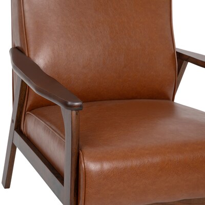 Flash Furniture Langston LeatherSoft Arm Chair, Cognac (ISIT673317BR)